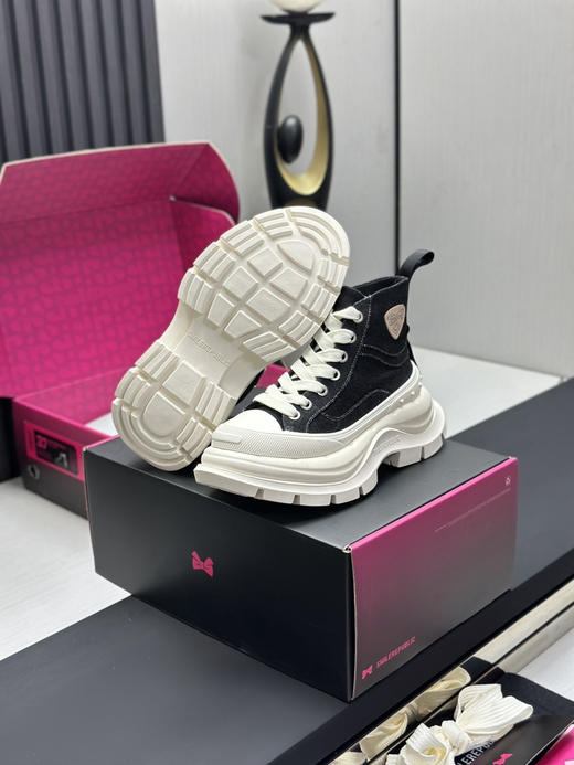 春季特惠💰450 新款厚底高帮 # SMILEREPUBLIC 厚底帆布鞋系列 商品图5