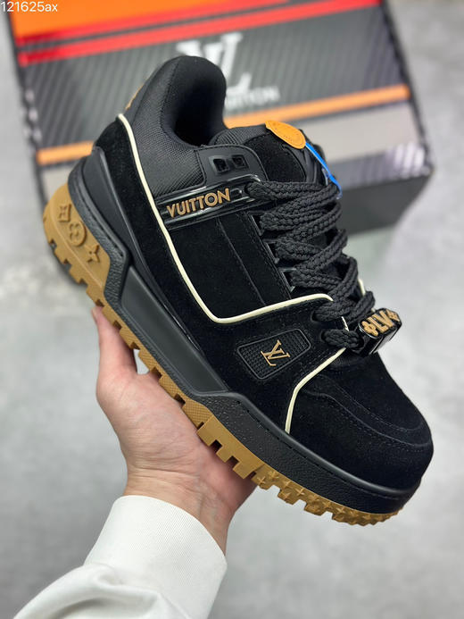 春季特惠💰650 LV 公司级 # 驴牌 Trainer Maxi 胖丁低帮休闲板鞋 商品图0