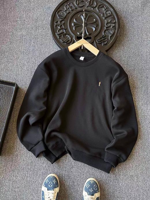 F030434新品超柔博奥绒亲肤舒适百搭时尚宽松日常加绒卫衣 商品图3