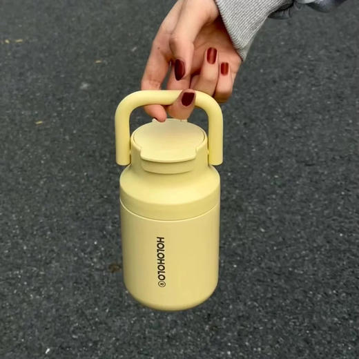 holoholo溜溜茶茶水分离保温杯LLC-04-400ml (白茶） 商品图3