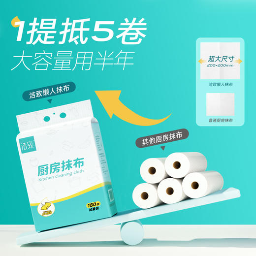 洁致一次性悬挂式懒人抹布 商品图2