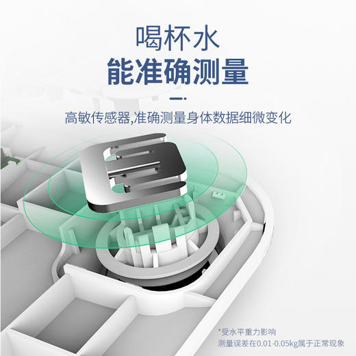 「多项数据！手机互联」体重秤居家日用电子秤充电智能体脂秤人体称重计薄荷健康互联 商品图2
