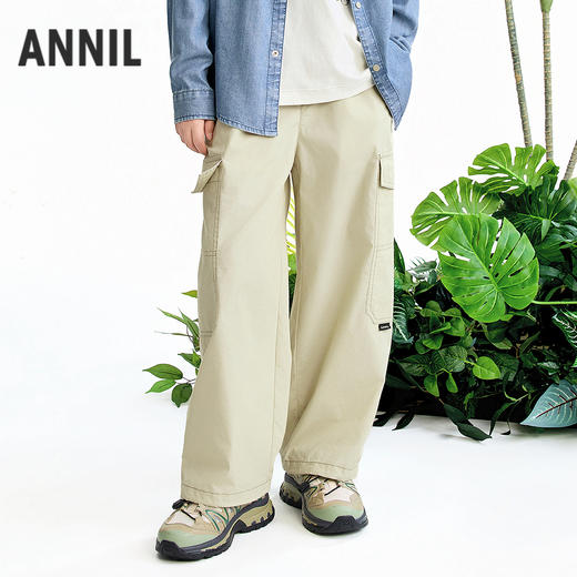 【实体店同款】男童全腰梭织单裤夏季新款安奈儿童装AB626041 商品图0