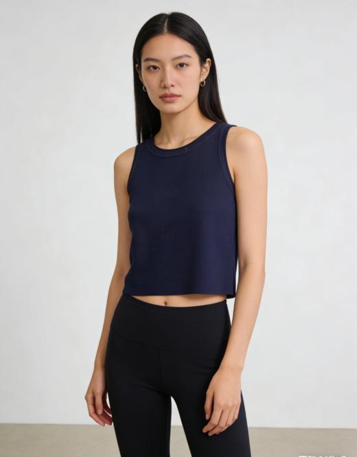 G2000女装SS26商场新款【可机洗】针织背心61276021 商品图0