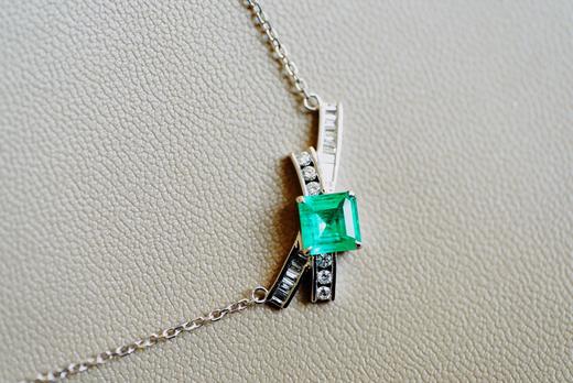 0.55克拉祖母绿项链 商品图5