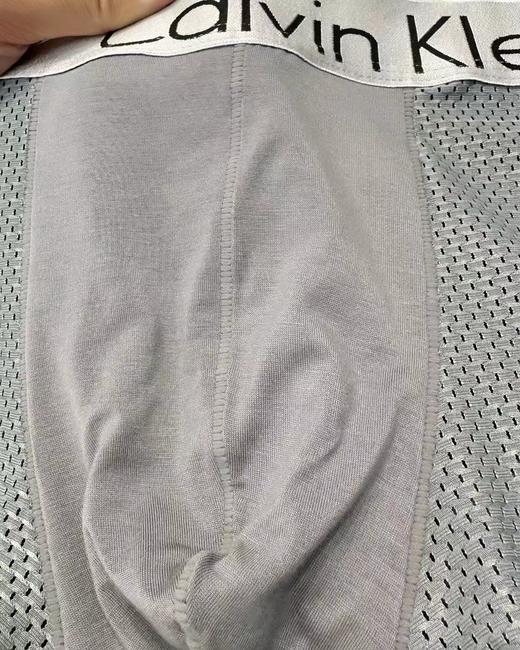 F030471一盒三条装网眼透气内裤裸感弹性提花平角内裤 商品图13