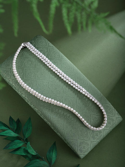 子佩集【一生所爱】珍珠惜王妃项链【QJXL001】双排2602 商品图4