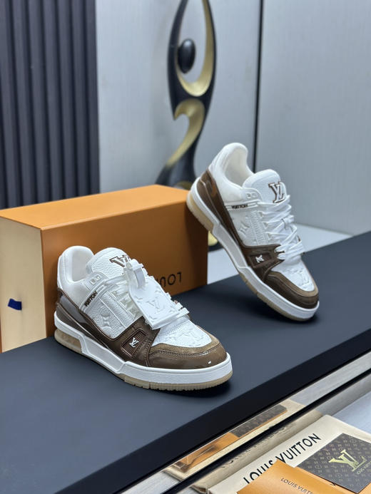 春季特惠💰650 LV 公司级 # 驴牌 Trainer 低帮休闲板鞋 商品图2