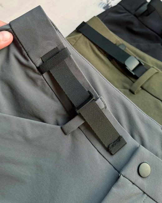 F030464刺绣新款户外男软壳裤子防风防泼水徒步登山裤长裤 商品图7