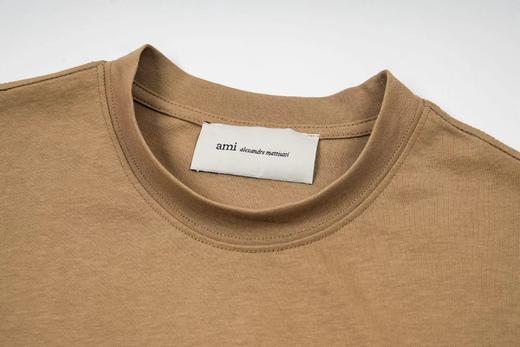 F030424马年限定针织刺绣爱心圆领高品质舒适百搭情侣短袖T恤 商品图6