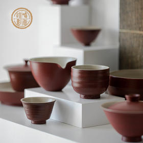 暗香疏影/老岩泥手拉胚诧寂风纯手工粗陶功夫茶具