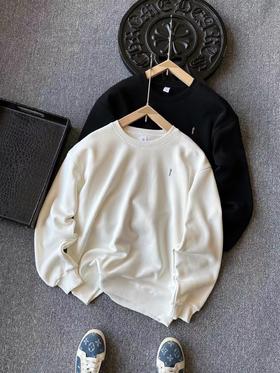 F030434新品超柔博奥绒亲肤舒适百搭时尚宽松日常加绒卫衣