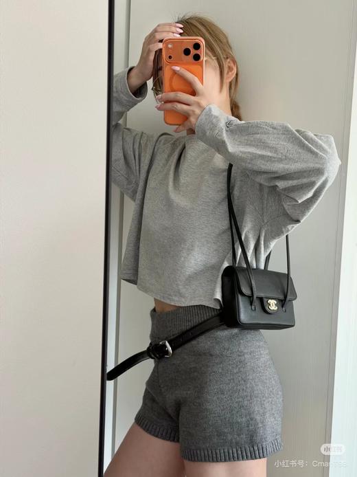 F030409新款Jennin同款腋下包圆筒包山茶花鱼子酱扣盖方包 商品图8