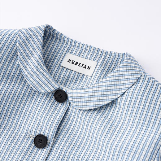 HERLIAN 2026年春夏新品蝴蝶结绑带设计桑蚕丝女士通勤长袖衬衫 商品图3