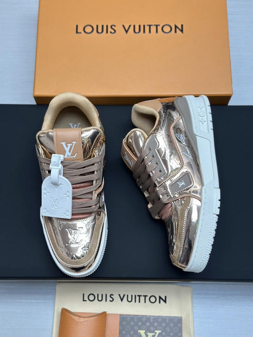 春季特惠💰650 LV 公司级 # 驴牌 Trainer 低帮休闲板鞋 商品图7