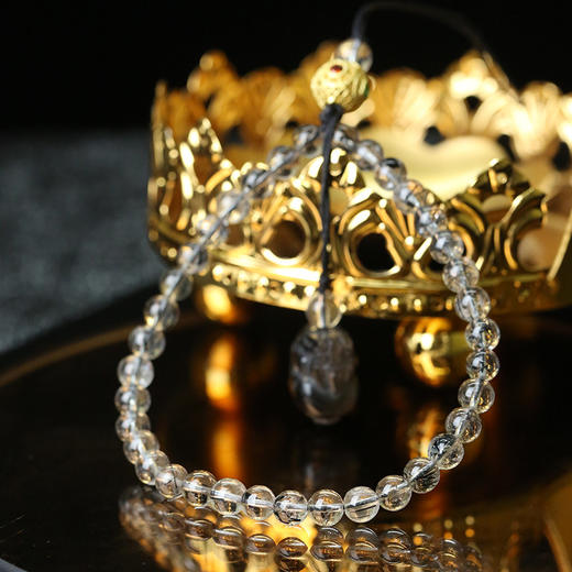 【祈愿吉品】黑曜石貔貅黑发晶挂饰小众新款送礼 商品图1