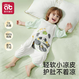 婴儿睡袋夏季薄款连体幼儿男童睡袍儿童分腿一体式新型睡衣小孩