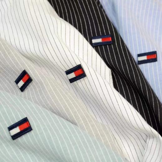 F030405高密度牛津纺面料舒适亲肤春款立体裁剪男士长袖条纹长袖衬衫 商品图7