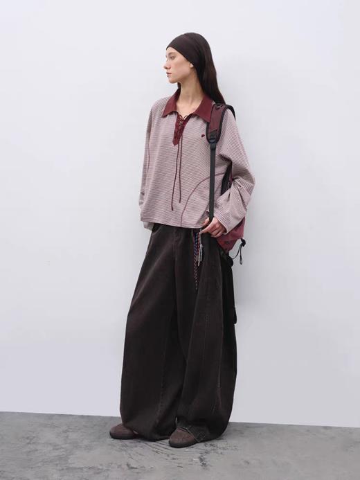 半圆/C68370105/休闲纯棉t恤 商品图3