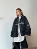 F0304125男女日常通勤白条拼接OS超宽松廓型设计冲锋衣夹克外套 商品缩略图6