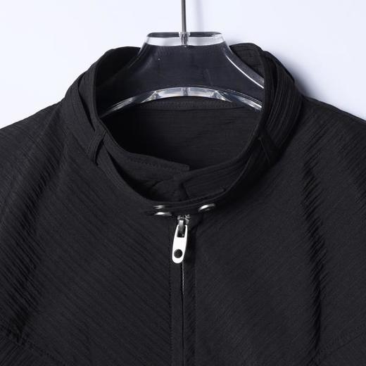 SDSA男装2026新款潮牌极简风立领夹克男女同款肌理宽松拉链外套 商品图1