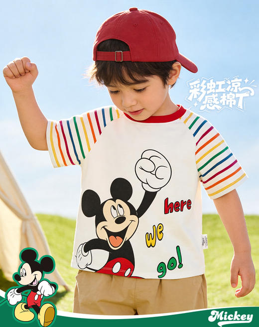 迪士尼木偶奇遇记男童上衣短袖T恤ZD2FS010 商品图8