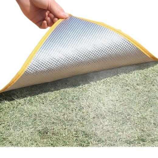 【下单就送收纳袋❗️三层复合防水野餐垫】一垫搞定野餐露营需求，坐卧无忧，告别湿冷黏腻，「轻量易携」野餐/露营/亲子游随手一装就走，野餐地垫草坪垫子防水防潮春游垫L 商品图4