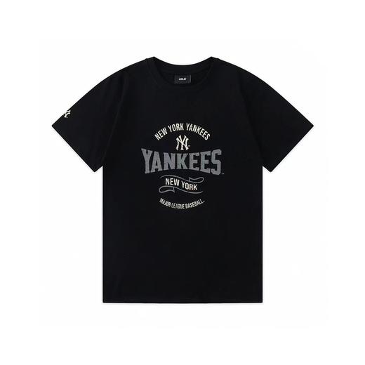 F030433字母印花款新品时尚复古圆领亲肤透气男女同款套头短袖T恤 商品图0