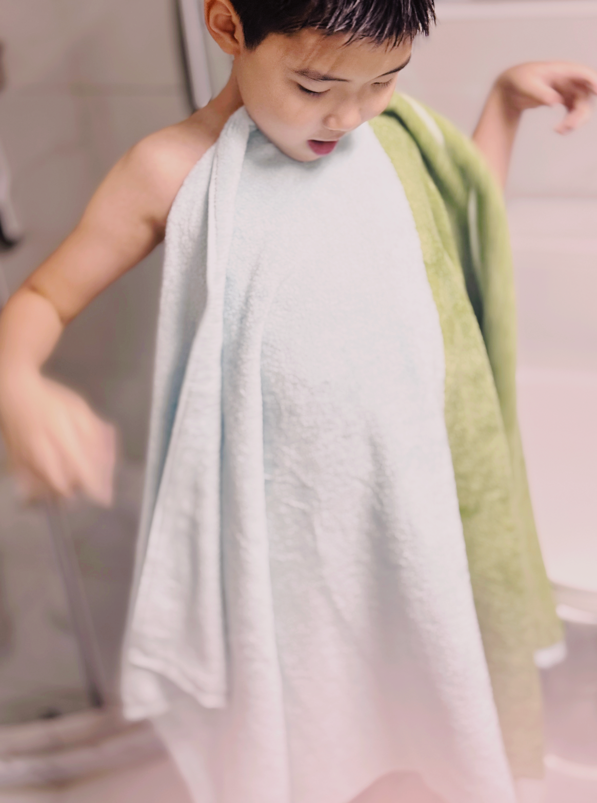 「拼色」RIGURGITO Gelato系列40支丝柔纺浴巾80*150cm  Ehand