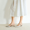 【静音系列】千百度粗中跟时装凉鞋女2026夏季新款包头后空凉鞋A26206084 商品缩略图4