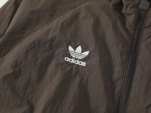 F030418男款LOGO拼色条纹立领夹克复古跑步休闲百搭单面风衣外套 商品图10