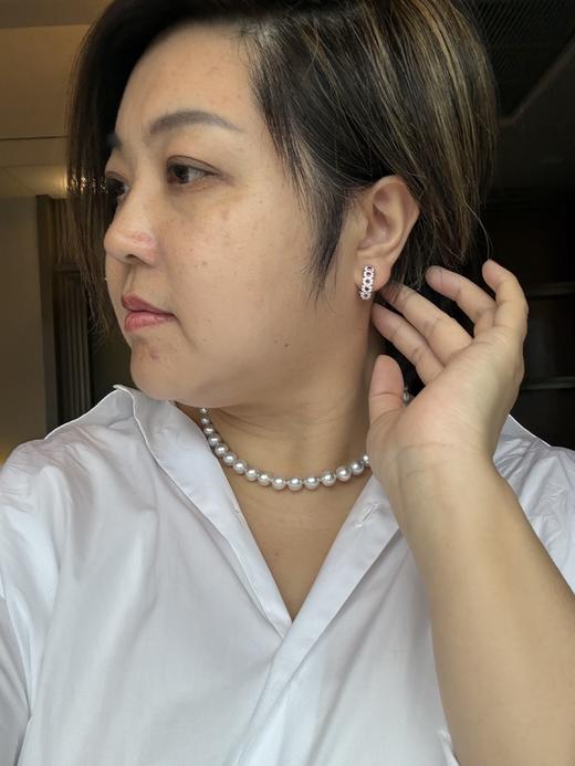 【挚友限定】Pt900 红宝石钻石耳扣 大小耳垂都能戴 红宝石 0.86ct 钻石 0.32ct  经典弹力夹 7.6g（展会产品拍下后不支持7天无理由退换货） 商品图4