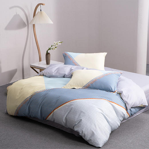 水星家纺丨全棉印花四件套 集色时光 商品图1