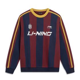 MJ｜李宁男女同款加绒保暖抗菌宽松套头卫衣丨AWDVH87