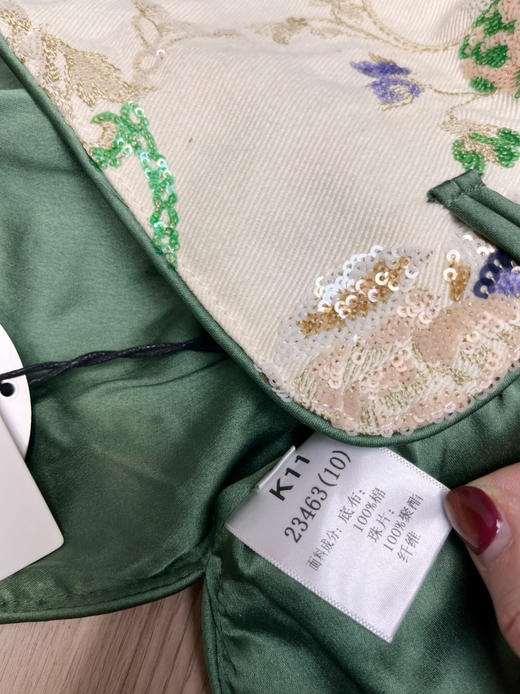 原单重磅重工亮片中式风碰撞马甲背心外套 商品图5