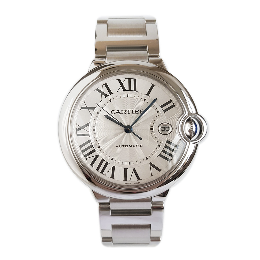 【95新】CARTIER 卡地亚WSBB0049自动机械机芯日期显示42MM（男款）蓝气球系列精钢150226NJT13