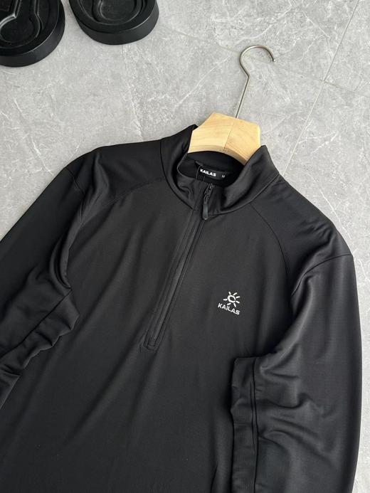 F030485春款半开功能长袖T恤速干透气吸湿排汗轻量打底衫 商品图10