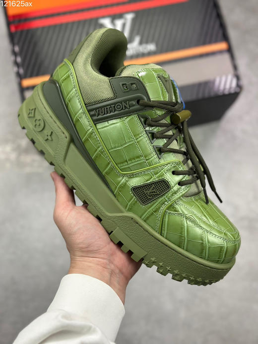 春季特惠💰650 LV 公司级 # 驴牌 Trainer Maxi 胖丁低帮休闲板鞋 商品图0