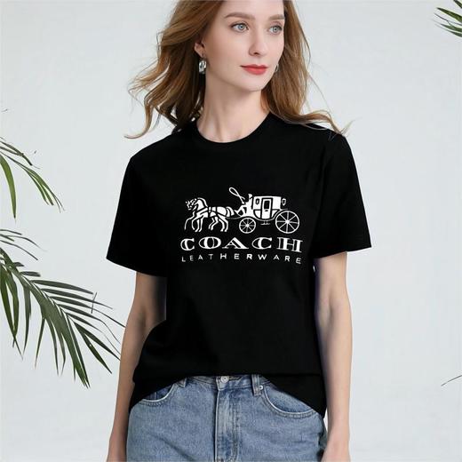 初夏必备 低至一折【COACH/蔻驰  男女款短袖】经典款式 花小钱购质量 商品图8
