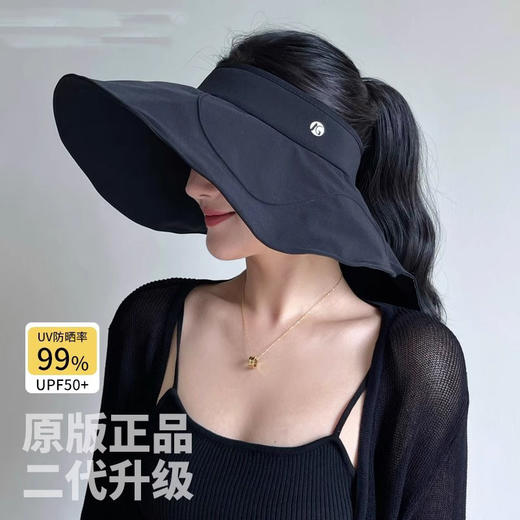 日本防晒帽子女2025夏季新款大檐遮脸护颈户外骑行遮阳帽 商品图3
