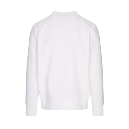 KITON 男士字母徽标刺绣弹力棉质圆领长袖卫衣 白色 UMK075101004 商品图1