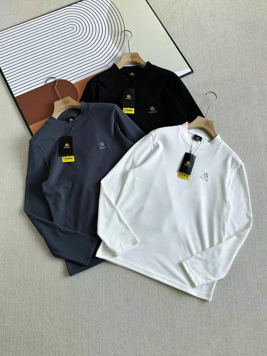 F030459舒适透气登山徒步户外亲肤柔软吸汗长袖运动T恤 商品图0