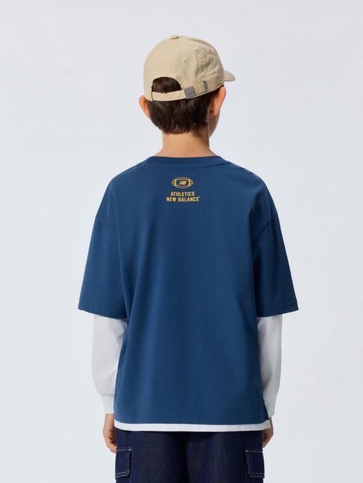 二店y 【2605】潮酷美式假两件 NB长袖T恤 商品图4