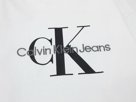 F0304117立体刺绣工艺印花logo情侣圆领纯棉双纱柔软舒适长袖T恤 商品图13