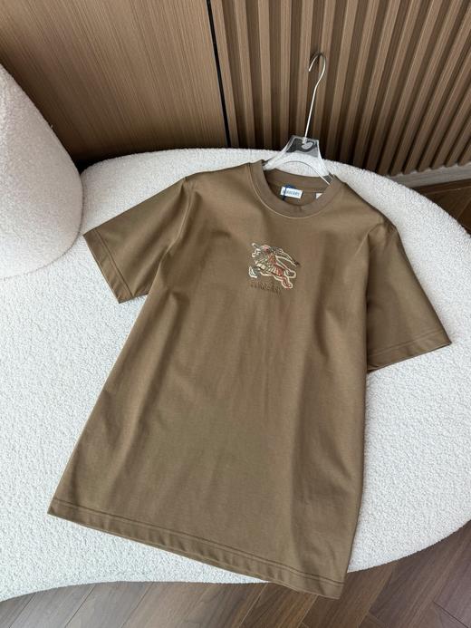 BUR 26新品战马刺绣标圆领短袖男女同款T恤 商品图8