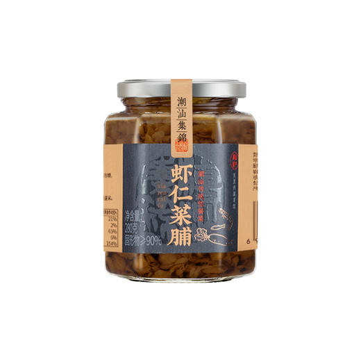 潮汕集锦虾仁菜脯大瓶装280g 商品图6