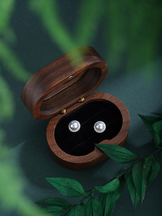 子佩集【心海花叙】银S925珍珠惜王妃耳钉【QJED006】小太阳2602 商品图2