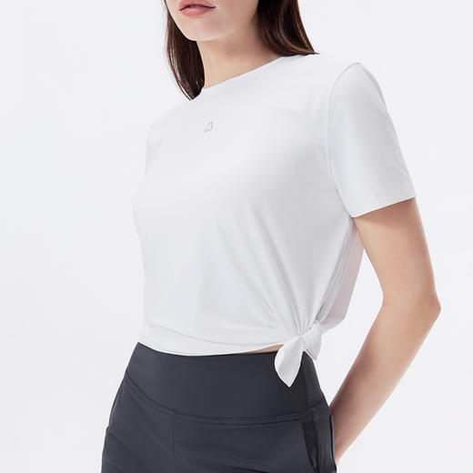 TITIKA轻氧TEE宽松短袖春夏款女透气舒适运动休闲跑步健身T恤11124 商品图3