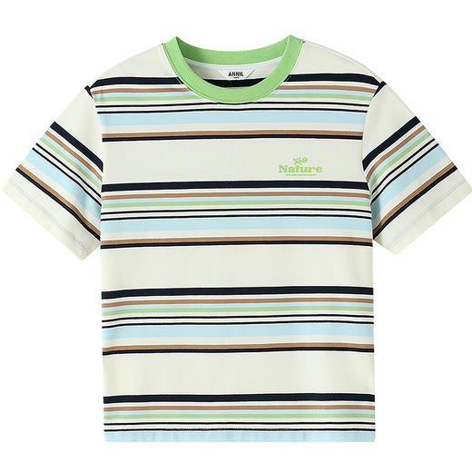 【实体店同款】男童圆领短袖上衣夏季新款安奈儿童装AB621035 商品图5