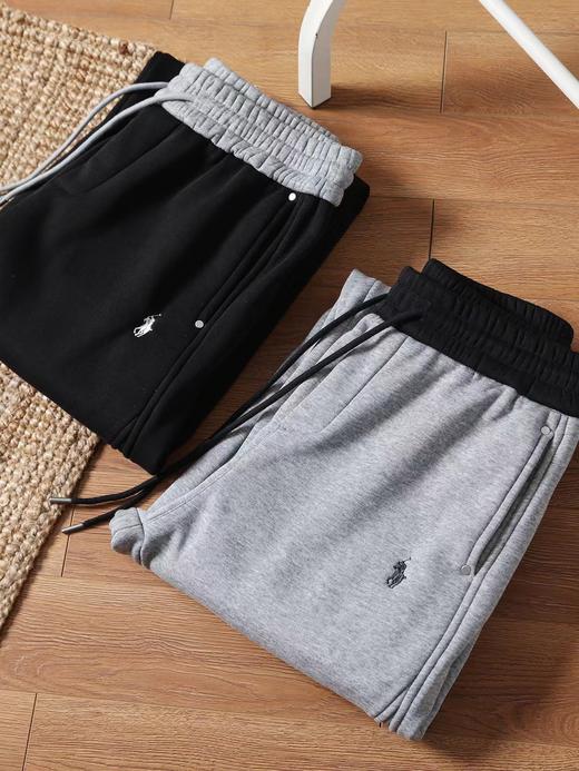 F030429新款廓形宽松弯刀通勤百搭舒适亲肤拼接卫裤休闲裤 商品图3